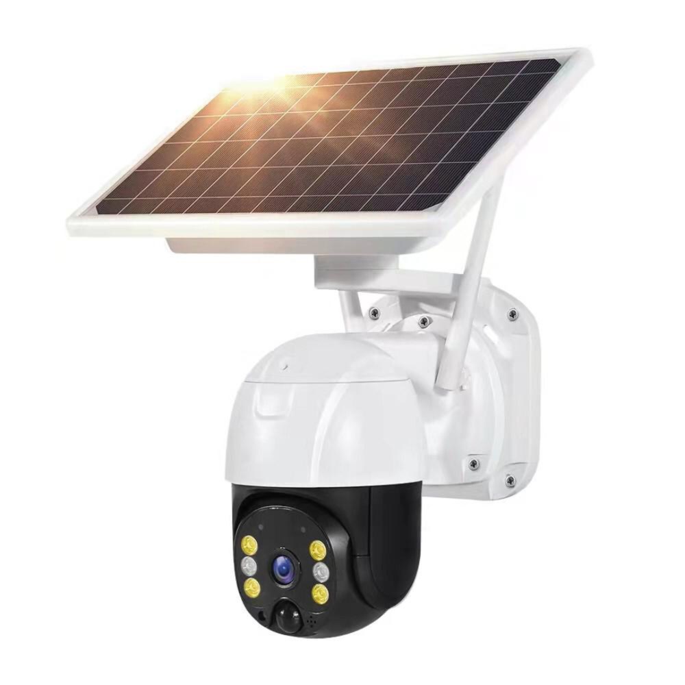 Cámara Solar De Seguridad Para Exterior 1080P Wifi Inalambrica Vision  Nocturna