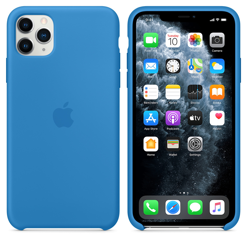 Funda Iphone 11 Silicona Cámara Cubierta Transparente Contorno Azul Cromado  con Ofertas en Carrefour
