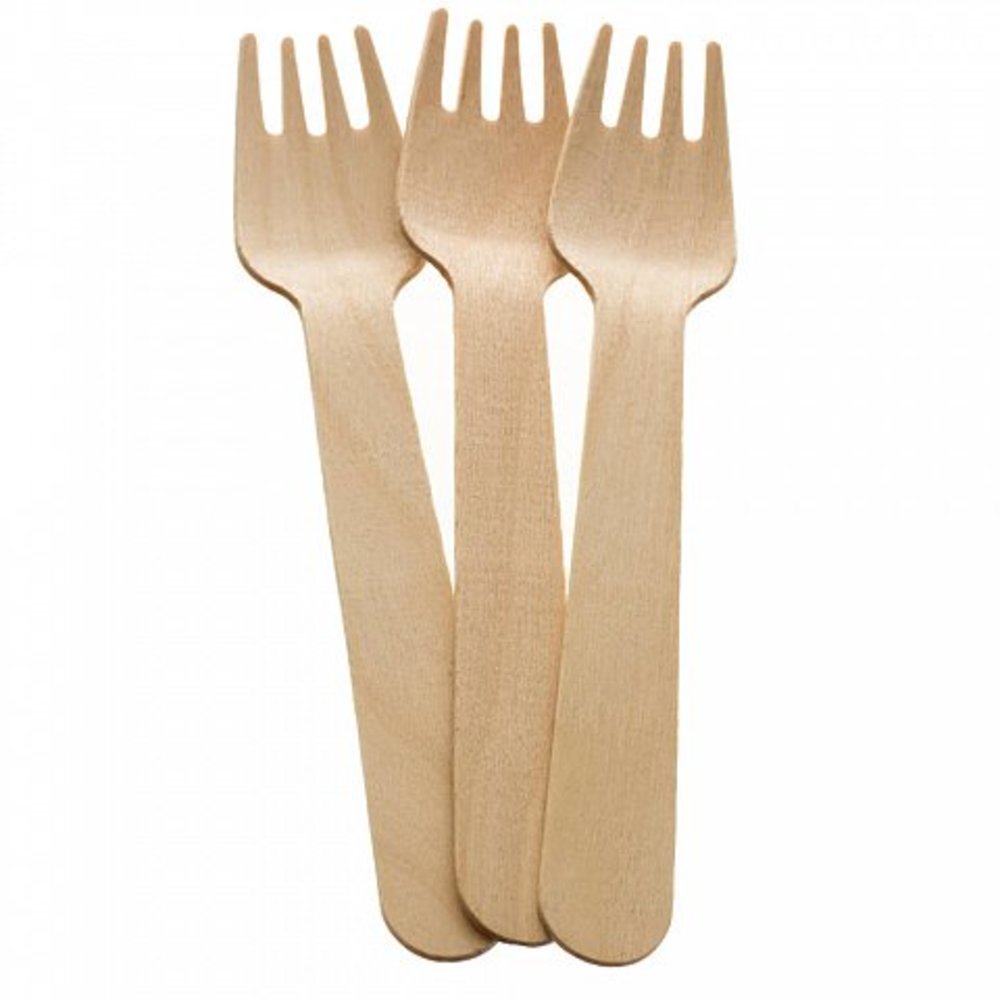 100 tenedores de madera desechables mini tenedores pequeños tenedores a  granel aperitivos compostables tenedores cubiertos mini utensilios tenedor