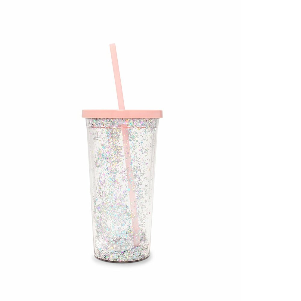 ban.do deluxe sip sip glitter bomb tumbler with straw