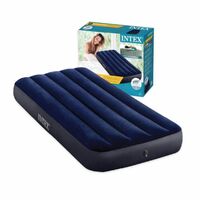 Colchón hinchable Pillow Rest Intex 2 usuarios 273kg con bomba integrada  azul 42x152x203 cm