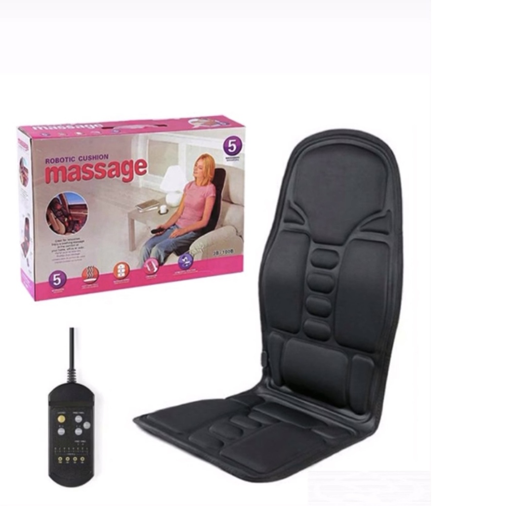 Comprar Silla eléctrica de masaje de espalda para aliviar el dolor,  almohada masajeadora para coche, cojín para asiento de acupresión para  cuello