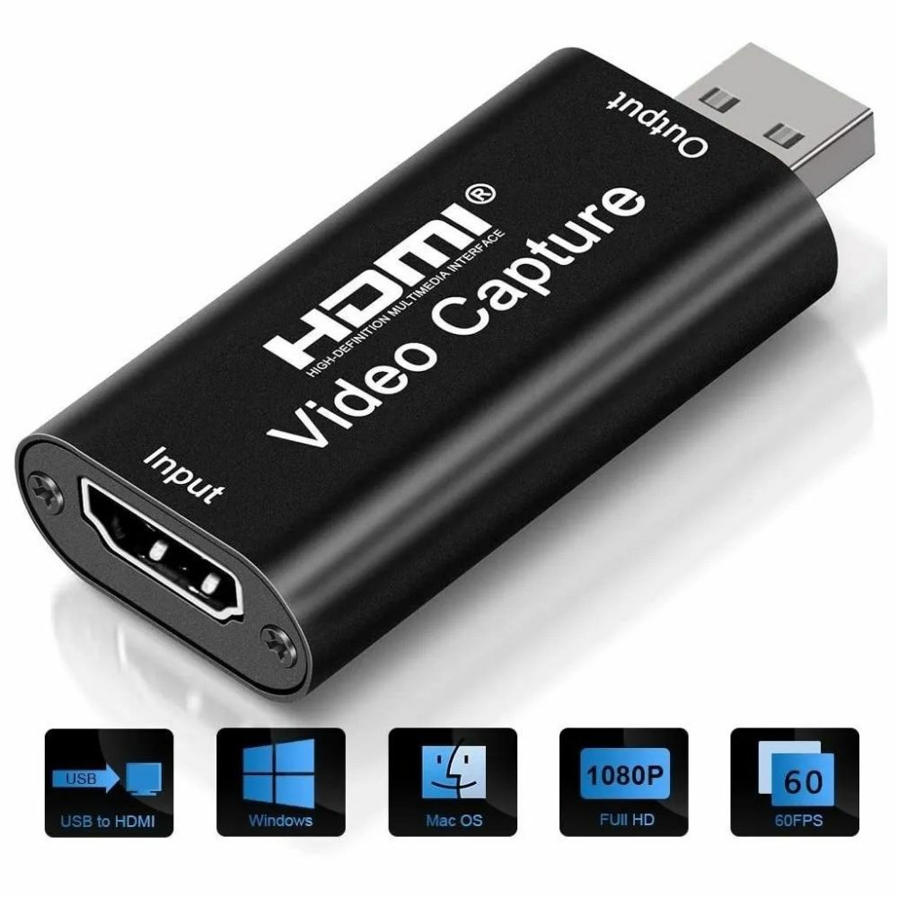 Capturadora De Video Hdmi Usb 3.0 Para Pc Laptop 4K 1080p - Generico